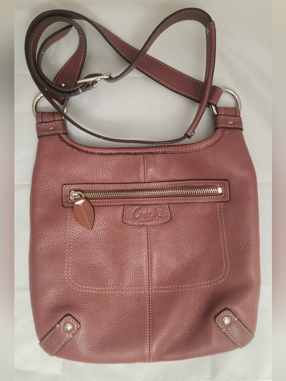 Coach Vintage Penelope Pebbled Leather Crossbody Bag Circa 2010